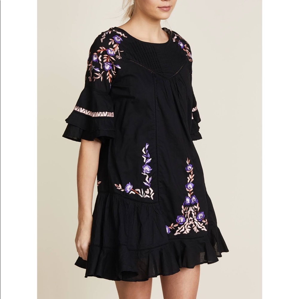 SALE Free People Pavlo EmbroiderEd Dress - Picture 2 of 5